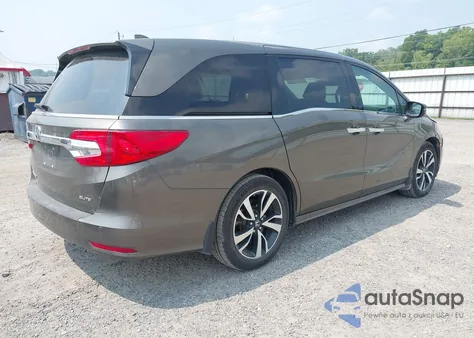2018 Honda Odyssey Elite from USA, damaged, VIN 5FNRL6H91JB090931